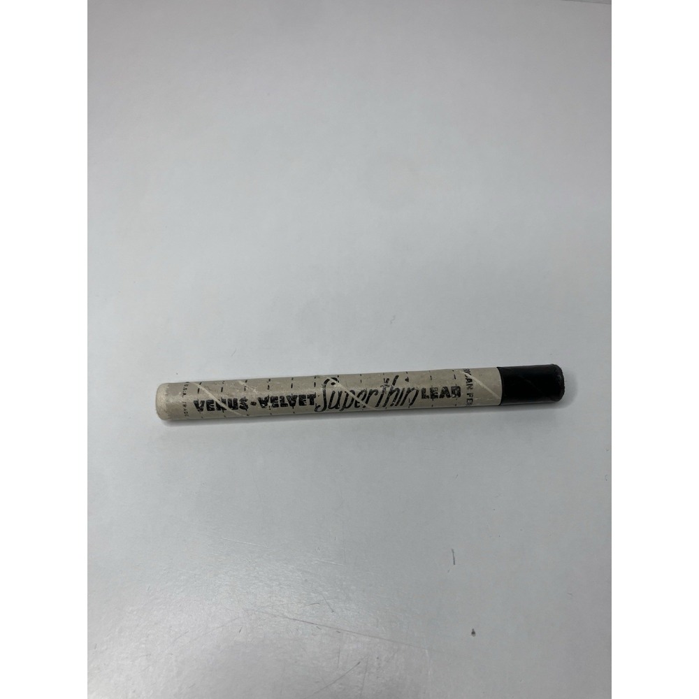 Vintage Mechanical Pencil Venus Velvet Super Thin Lead Container With Lead